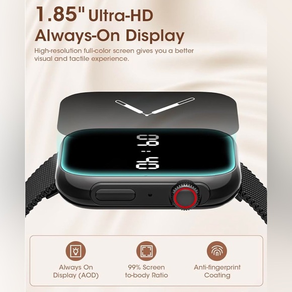 Smart Watch for Women 1.91" HD for Android Phones and iOS Phones - Picture 3 of 7